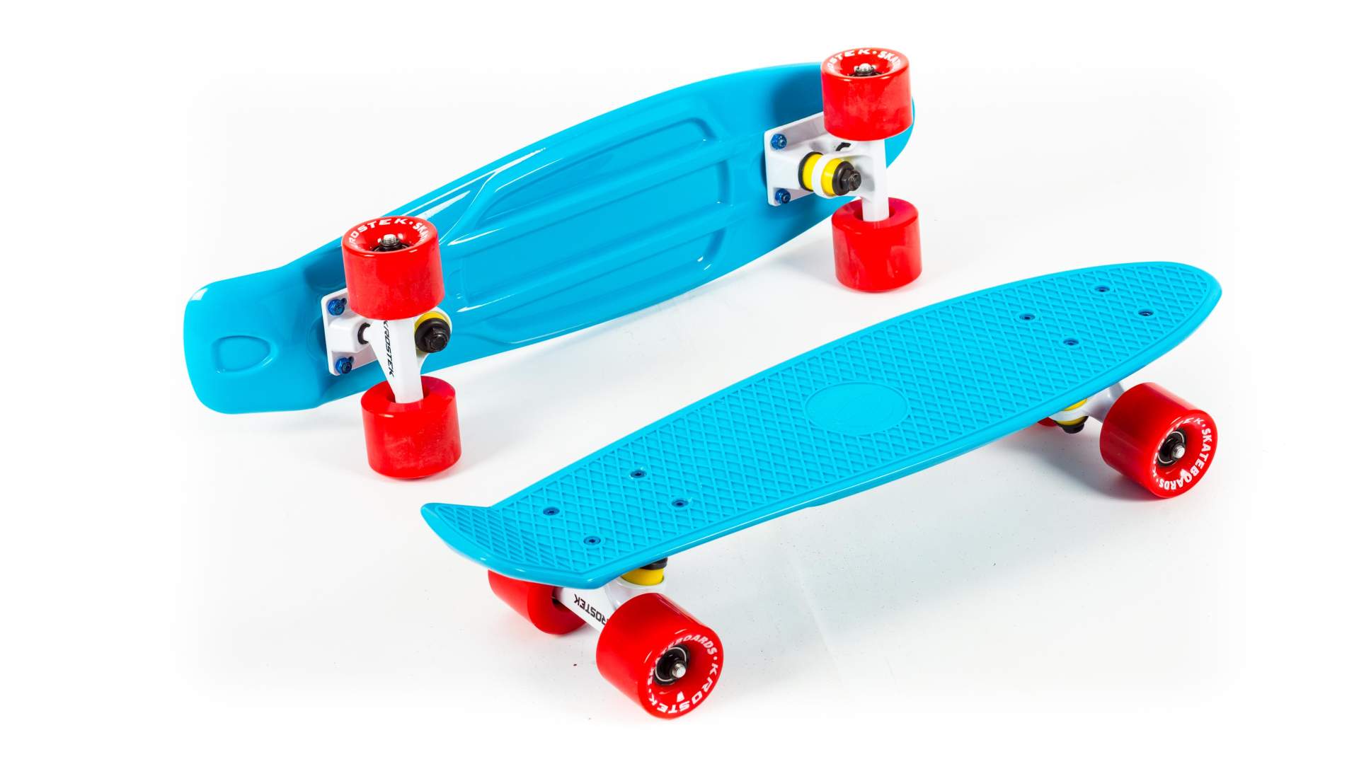 Скейтборд KROSTEK 22" пластик PC22 №1 голубой